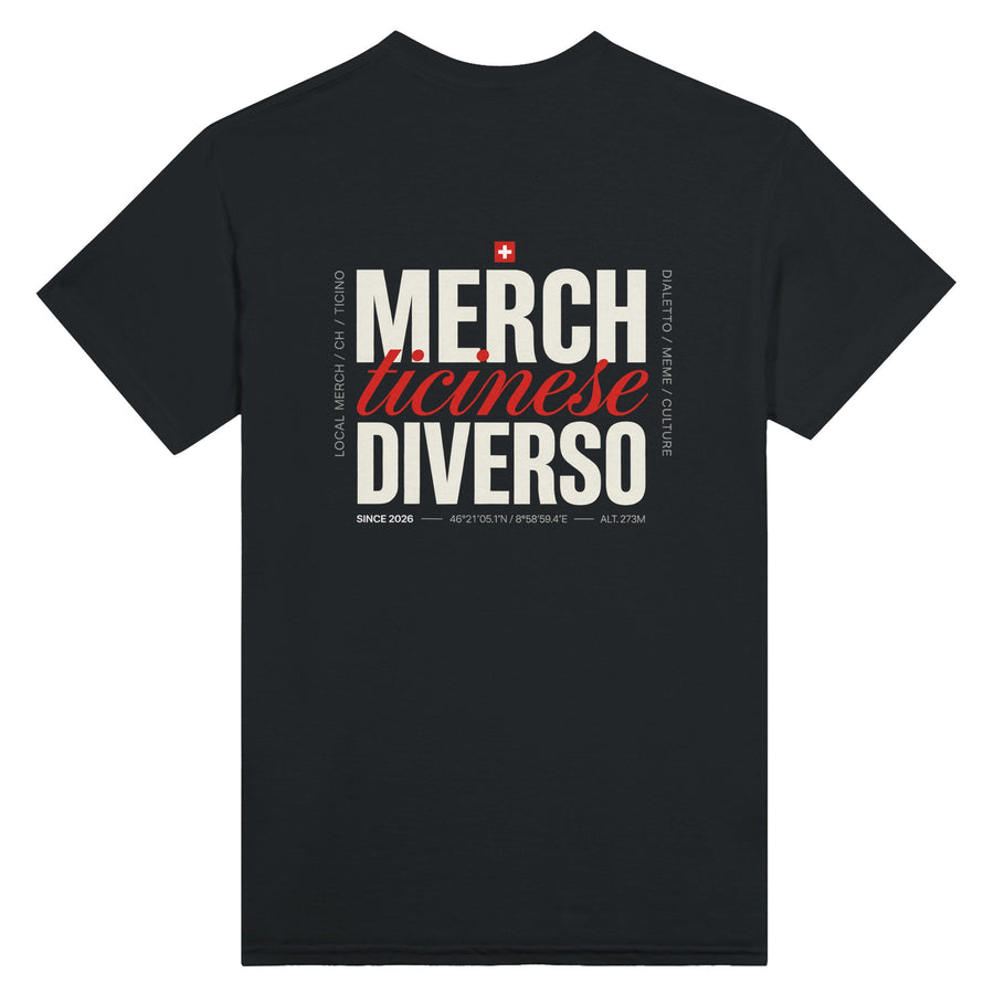 MERCH TICINESE DIVERSO – Heavyweight Unisex T-Shirt | Ticino Core