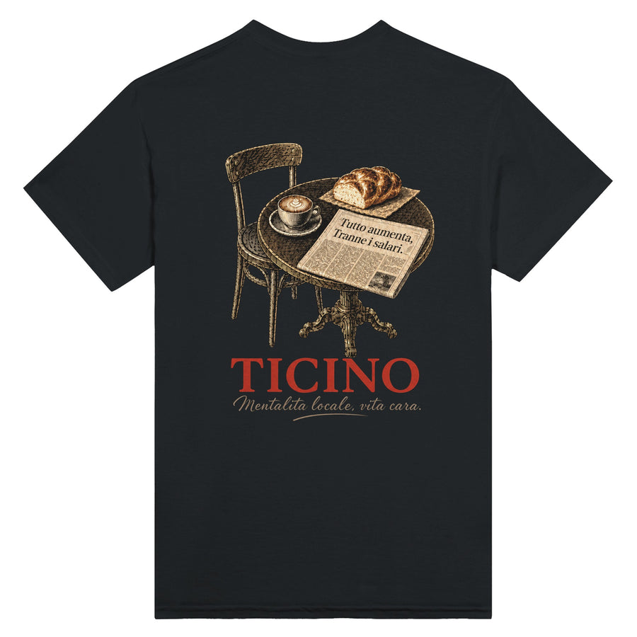 TICINO – Mentalità locale, vita cara | Heavyweight Unisex T-Shirt | Ticino Core